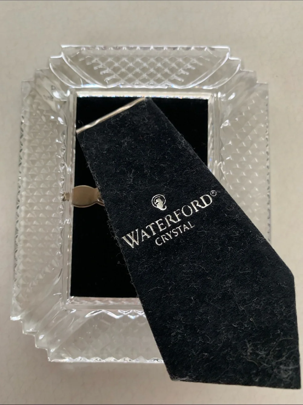 4 X 3 Waterford Crystal Mini Picture Frame Vertical & Horizontal. 2” X 3” Photo